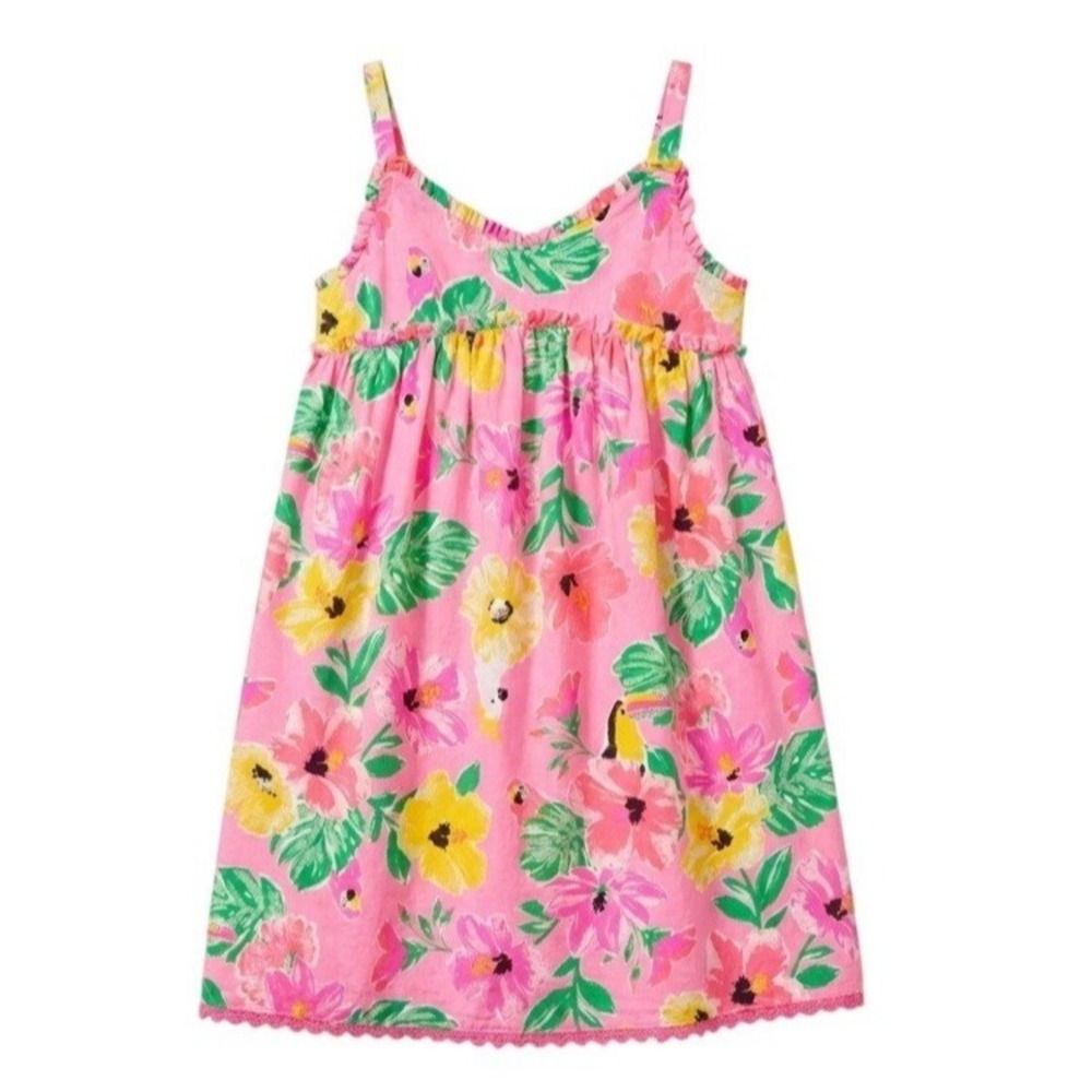 Tommy Bahama Girls 7 Tropical Floral Hawaiian Resortwear Beach Vacation Sundress